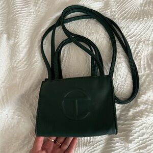 Small Telfar Purse Forest Green